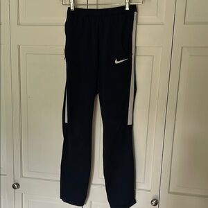 Nike Boys Large Navy Pants with White Logo